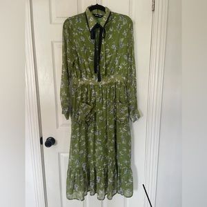 Sister Jane floral green maxi dress